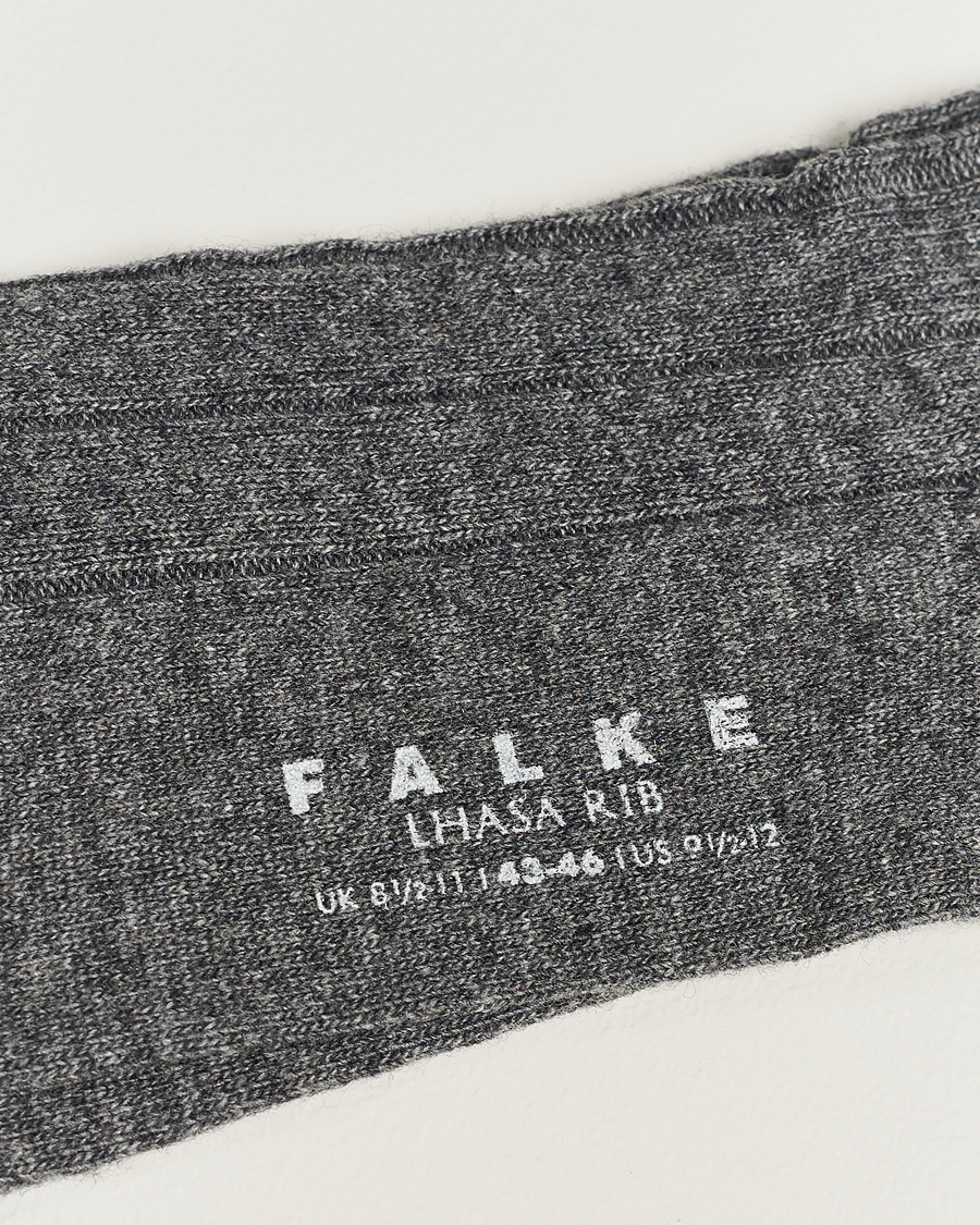 Herren |  | Falke | Lhasa Cashmere Socks Light Grey