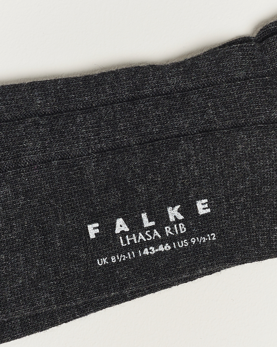 Herren | Unterwäsche | Falke | Lhasa Cashmere Socks Antracite Grey