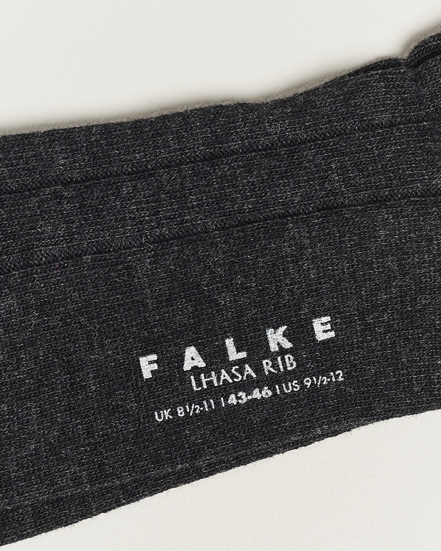 Men |  | Falke | Lhasa Cashmere Socks Antracite Grey