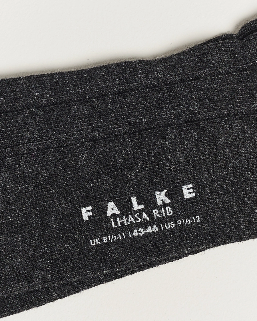 Herren | Unterwäsche | Falke | Lhasa Cashmere Socks Antracite Grey