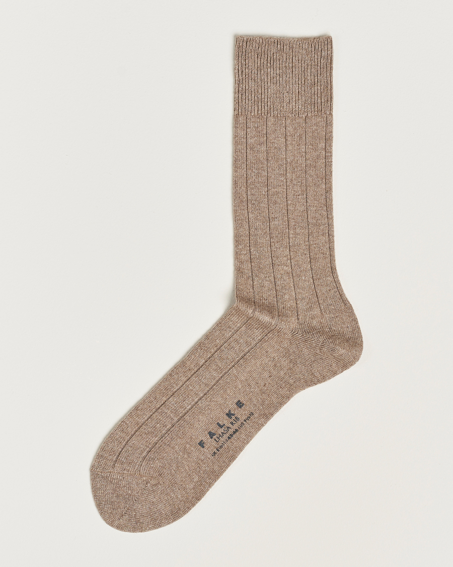 Herren | Unterwäsche | Falke | Lhasa Cashmere Sock Nuthmeg Mel