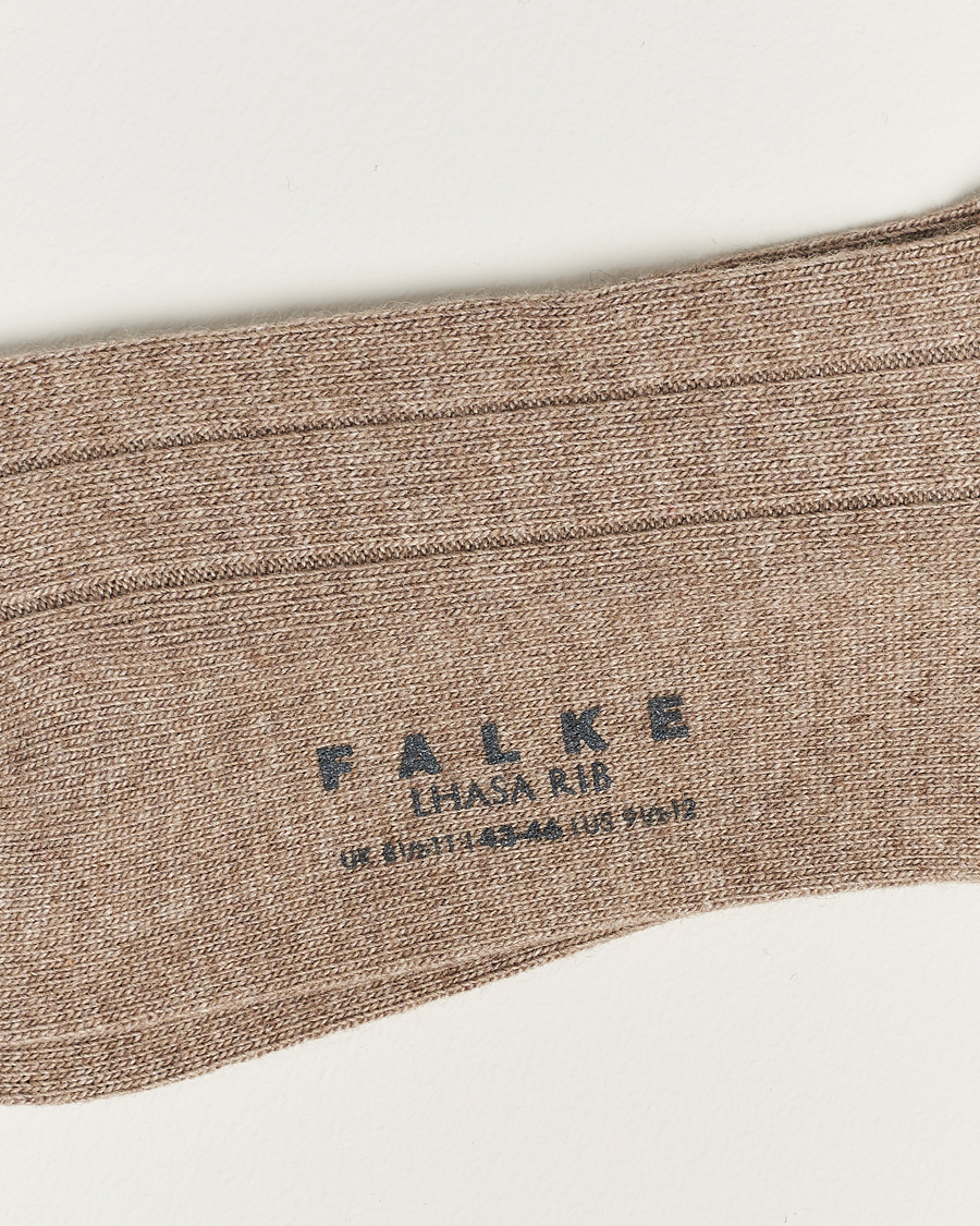 Herren | Normale Socken | Falke | Lhasa Cashmere Sock Nuthmeg Mel