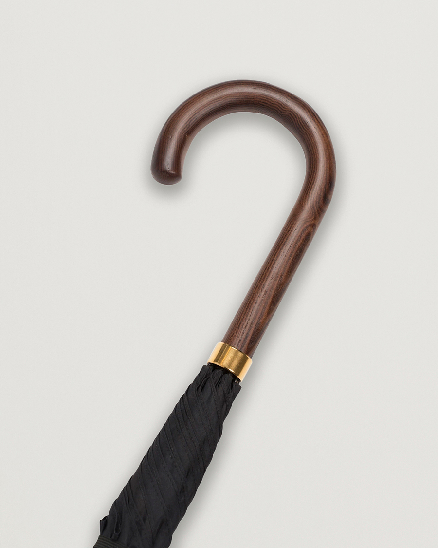Fox Umbrellas Polished Hardwood Umbrella Black bei Care of Carl