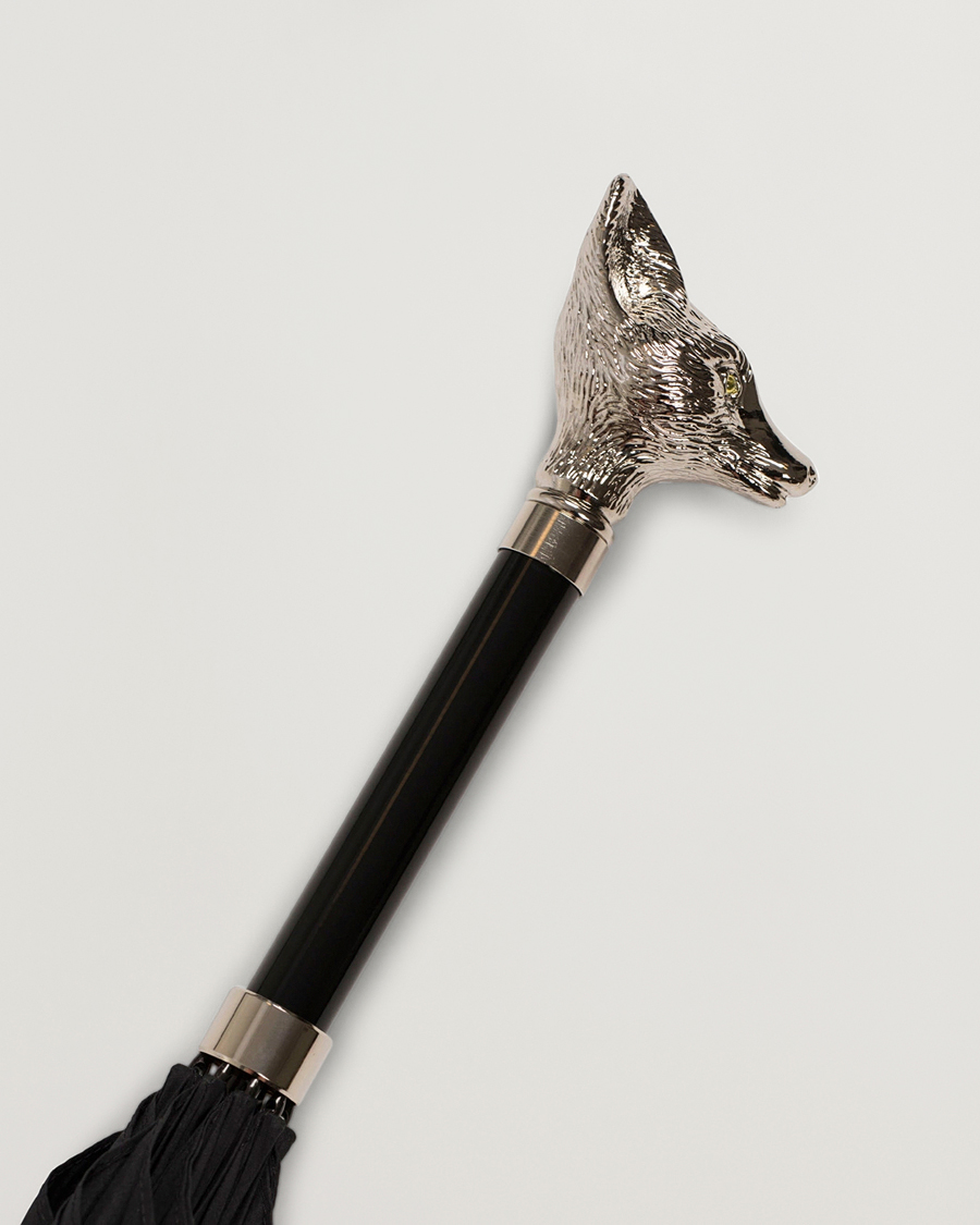 Fox Umbrellas Silver Fox Umbrella Black bei Care of Carl