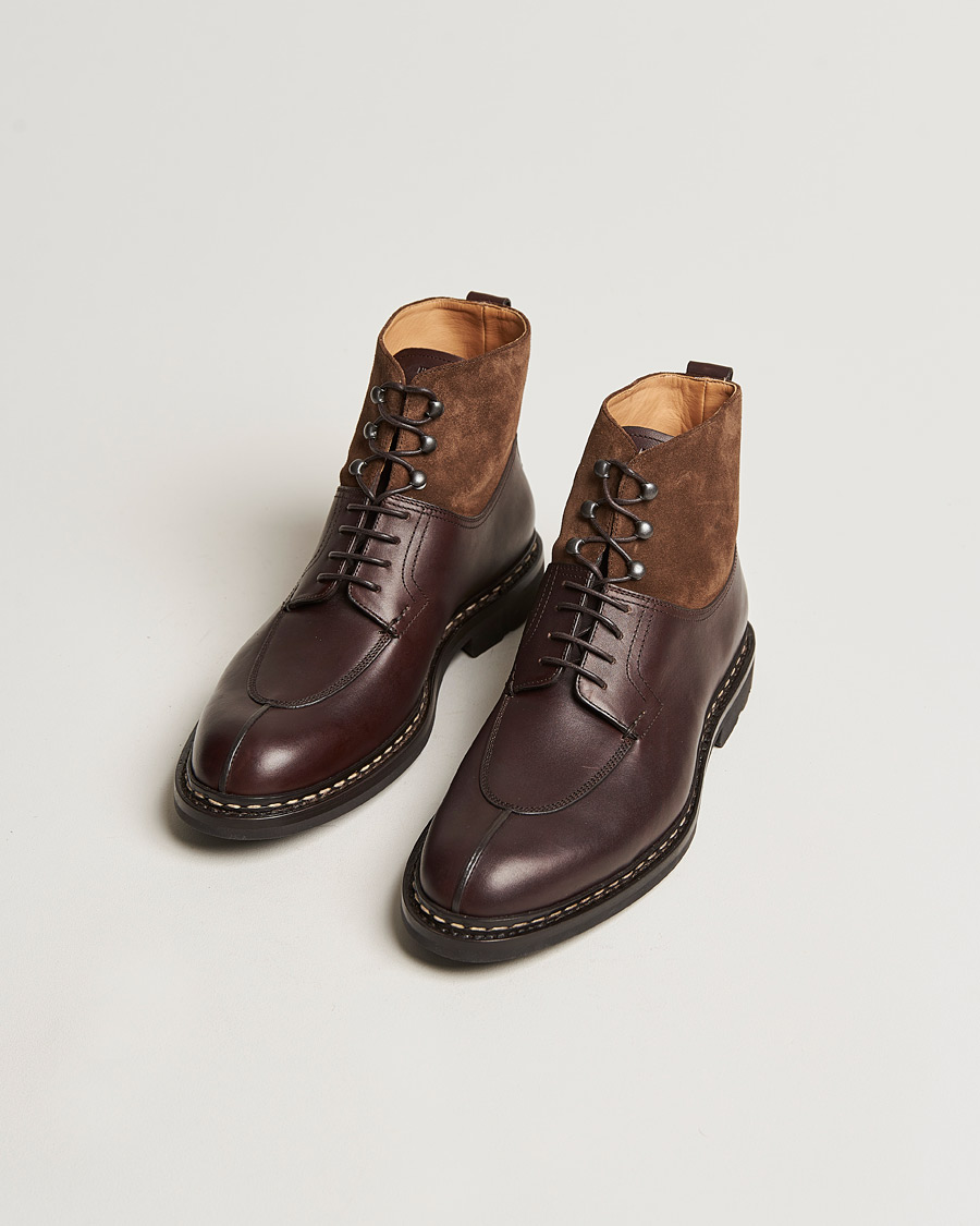 Herren | Handgefertigte Schuhe | Heschung | Ginkgo Boot Dark Brown