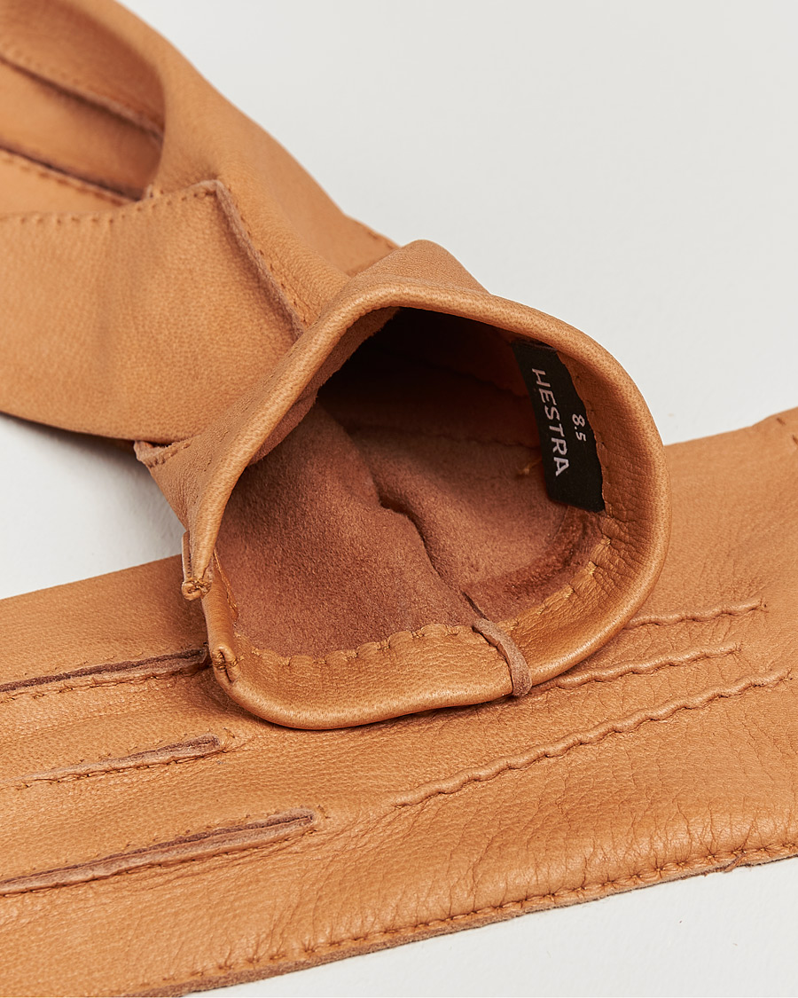 Herren | Business & Beyond | Hestra | Henry Unlined Deerskin Glove Cognac