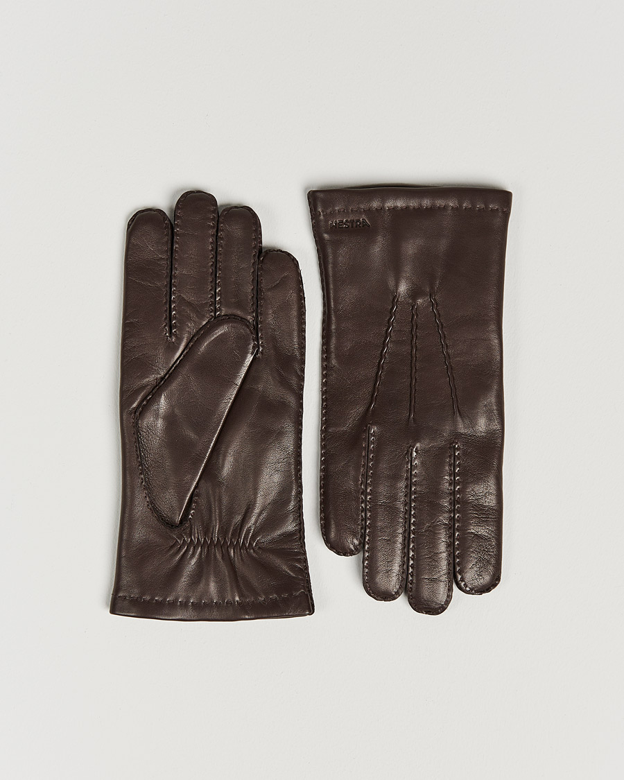 Herren |  | Hestra | Edward Wool Liner Glove Espresso