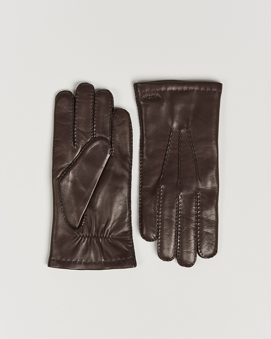 Herren | Handschuhe | Hestra | Edward Wool Lined Glove Espresso