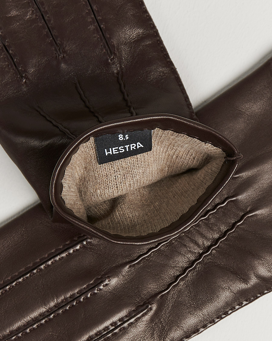 Herren |  | Hestra | Edward Wool Liner Glove Espresso