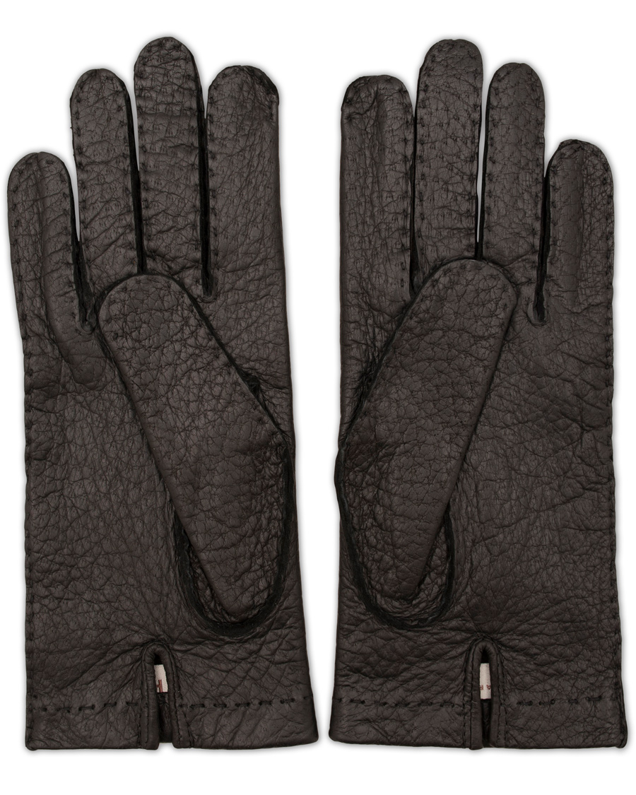 Herren | Alte Produktbilder | Hestra | Peccary Handsewn Unlined Glove Black