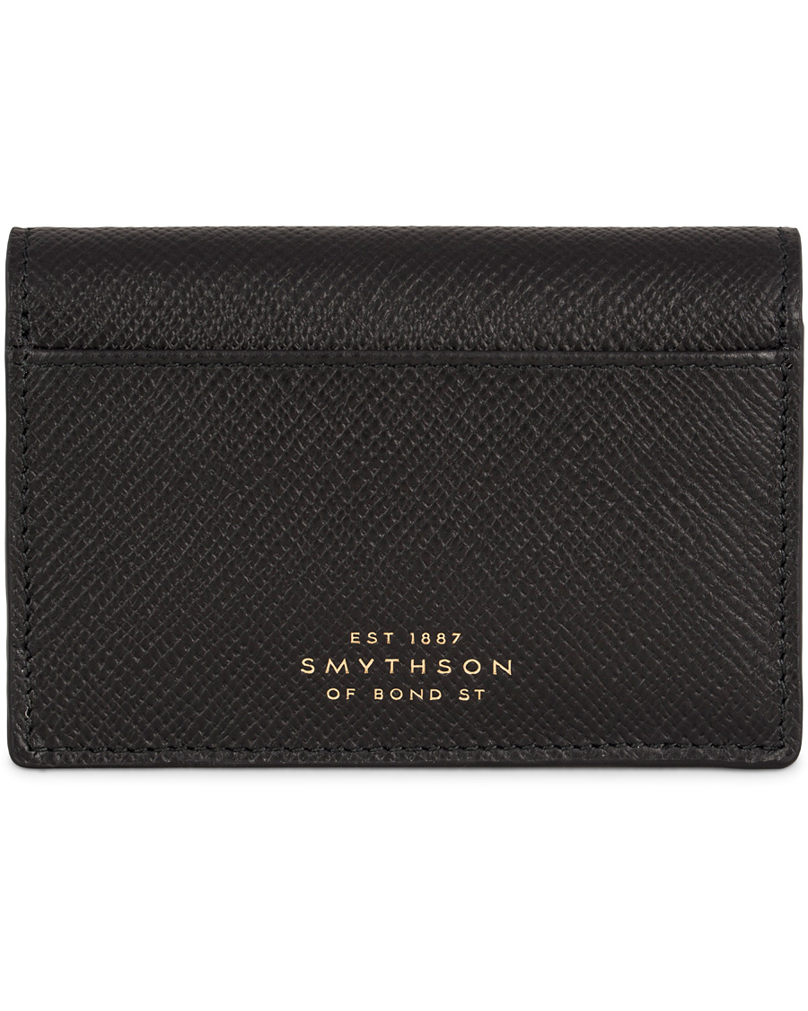 Herren | Smythson Panama Business Card Case Black Leather | Smythson | Panama Business Card Case Black Leather