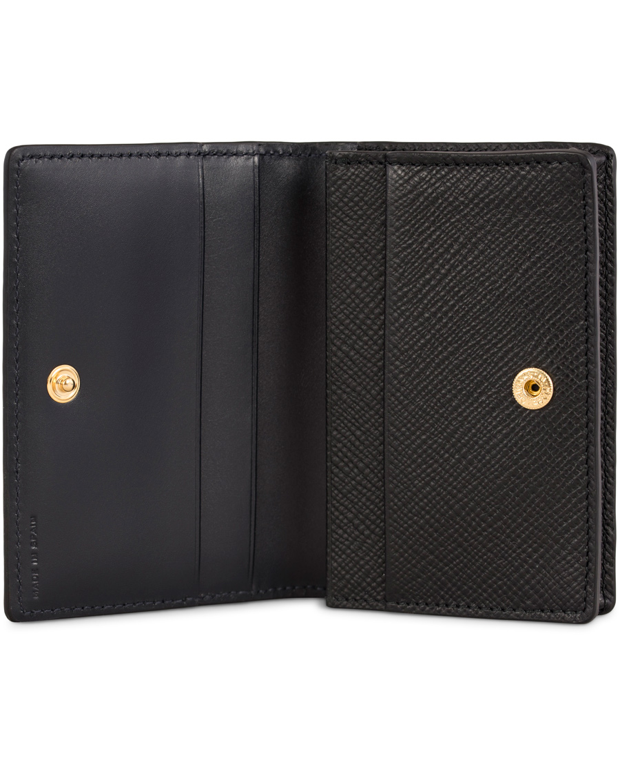 Herren | Smythson Panama Business Card Case Black Leather | Smythson | Panama Business Card Case Black Leather