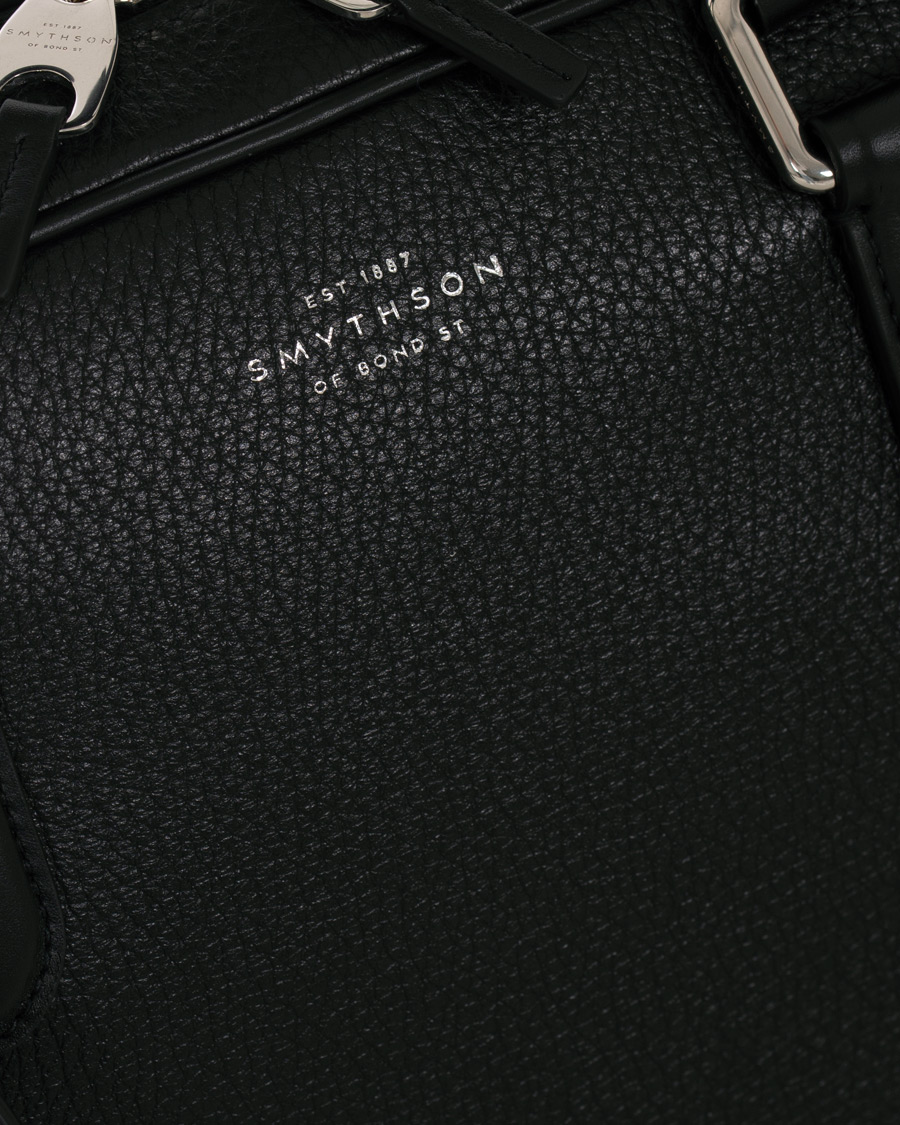Herren | Smythson Burlington Slim Briefcase Black Deerskin | Smythson | Burlington Slim Briefcase Black Deerskin