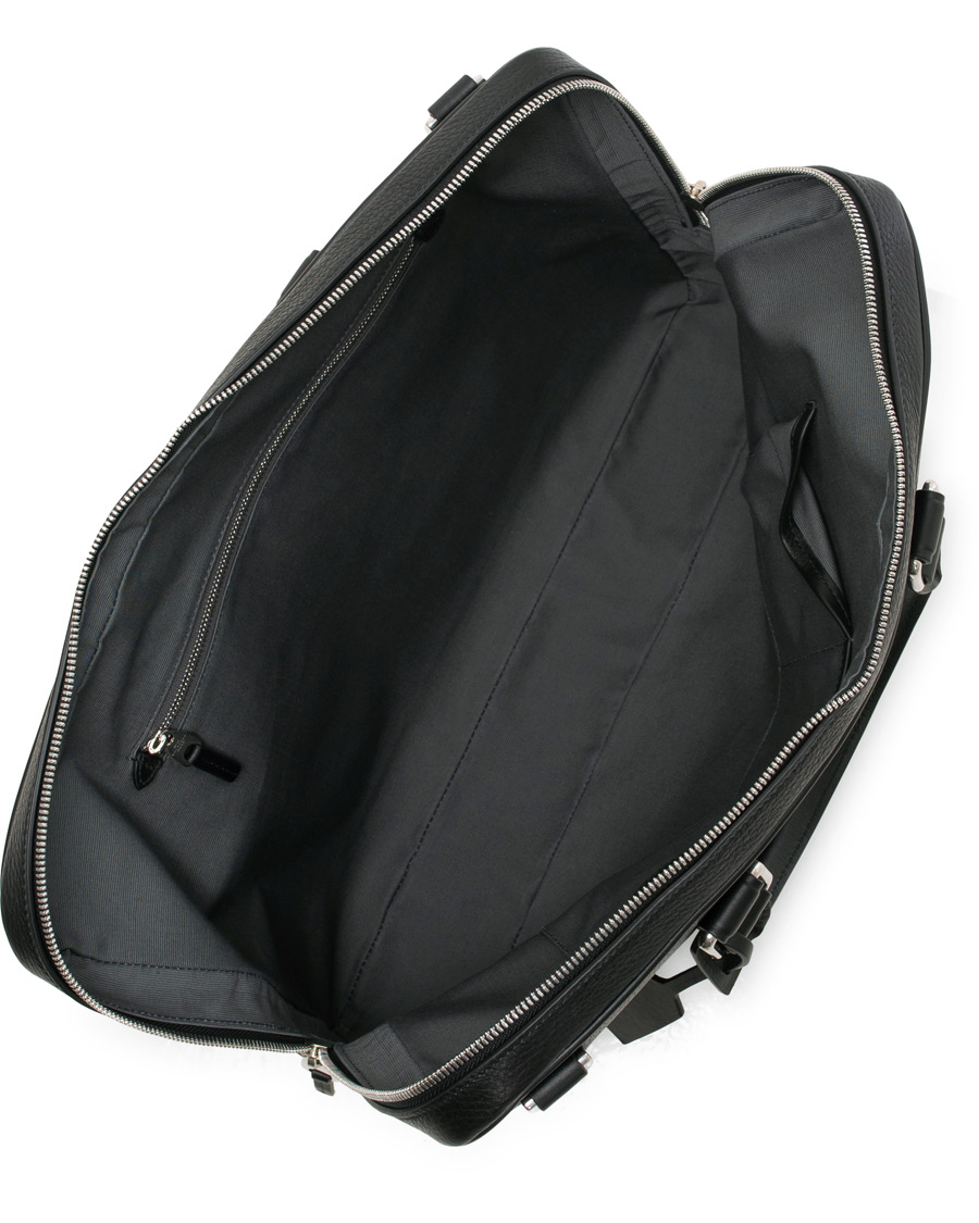 Herren | Smythson Burlington Slim Briefcase Black Deerskin | Smythson | Burlington Slim Briefcase Black Deerskin
