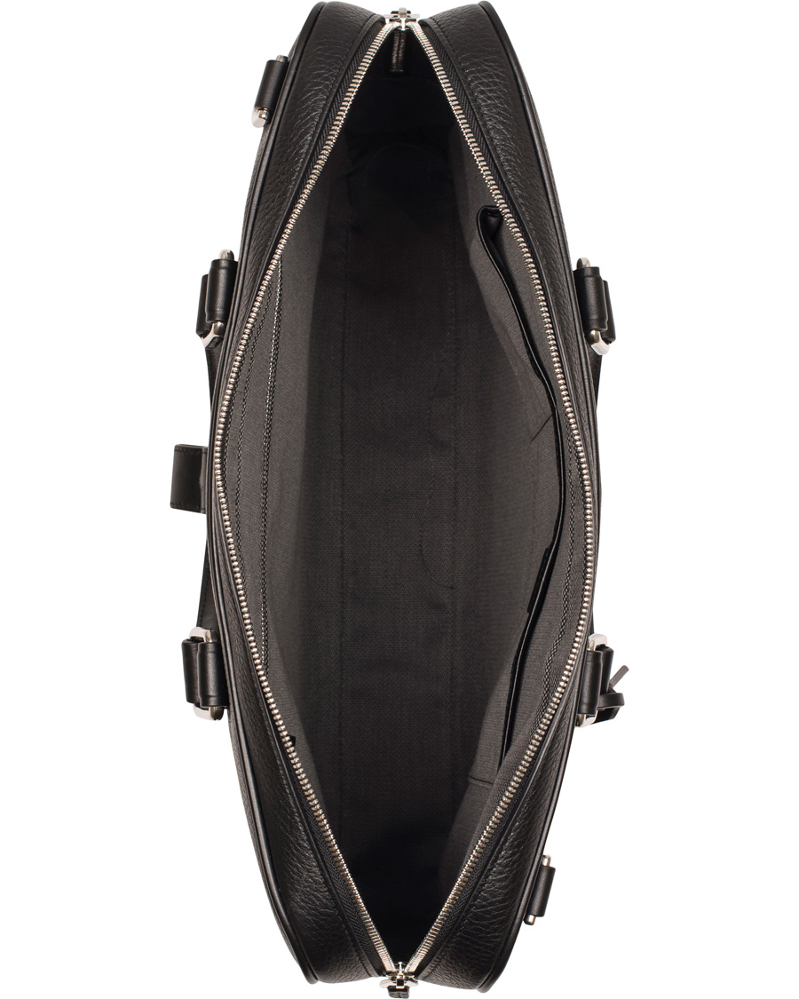 Herren | Smythson Burlington Slim Briefcase Black Deerskin | Smythson | Burlington Slim Briefcase Black Deerskin