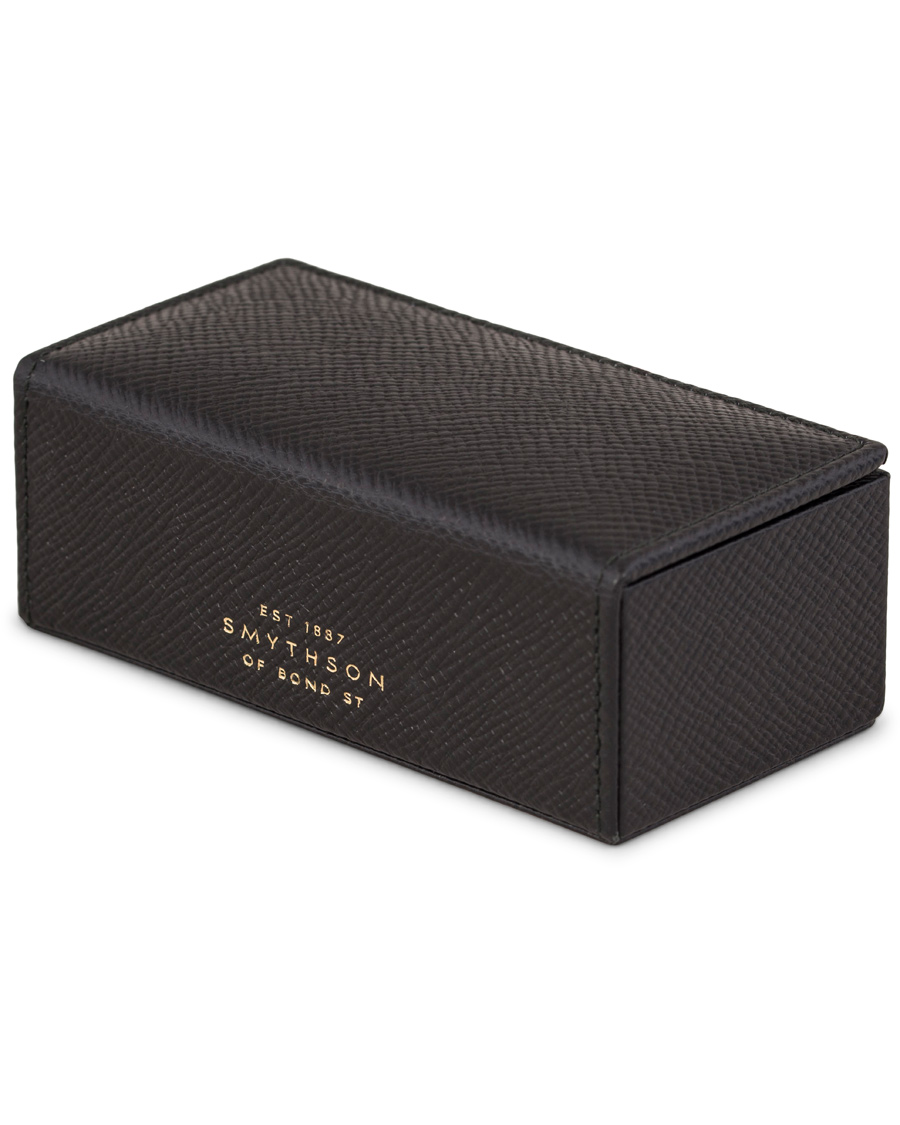 Herren | Smythson Panama Mini Cufflink Box Black Printed Calf | Smythson | Panama Mini Cufflink Box Black Printed Calf