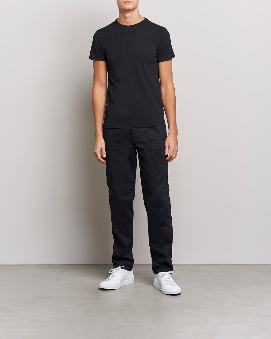 Herren | T-Shirts | Polo Ralph Lauren | 2-Pack Cotton Stretch Polo Black