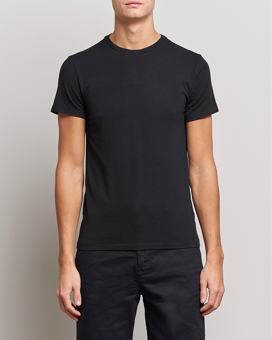 Herren | Schwartze t-shirts | Polo Ralph Lauren | 2-Pack Cotton Stretch Polo Black