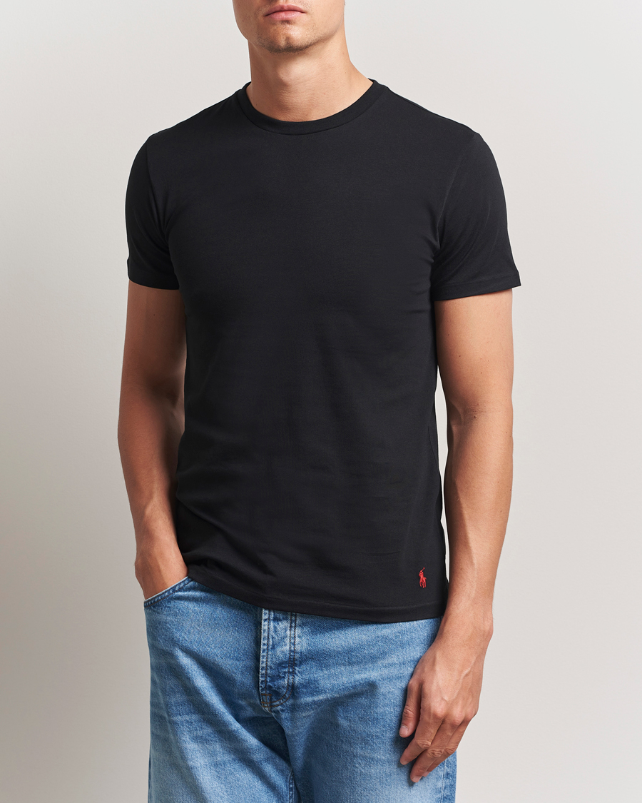 Herren | T-Shirts | Polo Ralph Lauren | 2-Pack Cotton Stretch T-Shirt Black