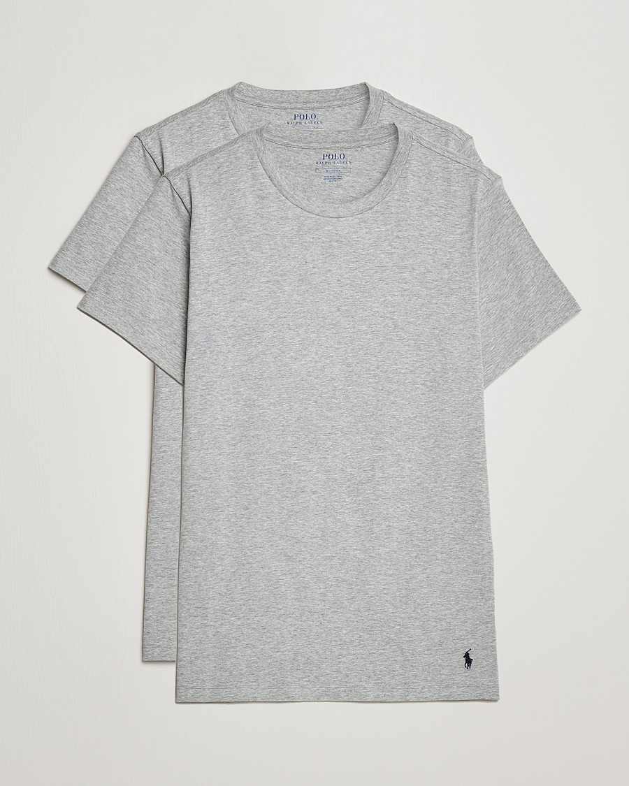 Herren | T-Shirts | Polo Ralph Lauren | 2-Pack Cotton Stretch T-Shirt Andover Heather