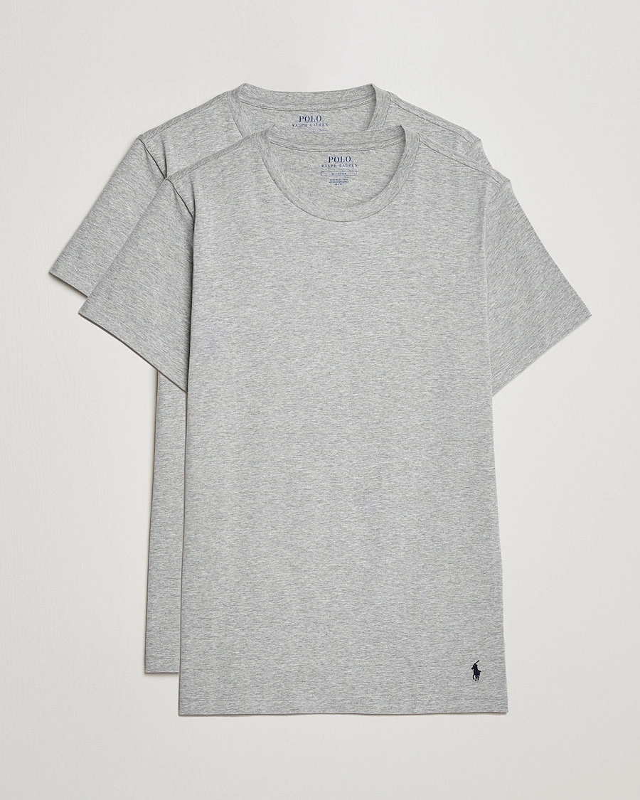 Herren | T-Shirts | Polo Ralph Lauren | 2-Pack Cotton Stretch T-Shirt Andover Heather