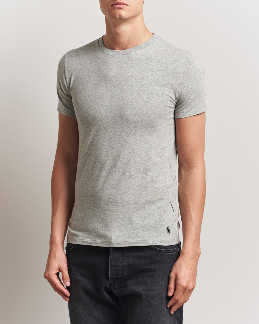 Herr | Multipack | Polo Ralph Lauren | 2-Pack Cotton Stretch Andover Heather Grey