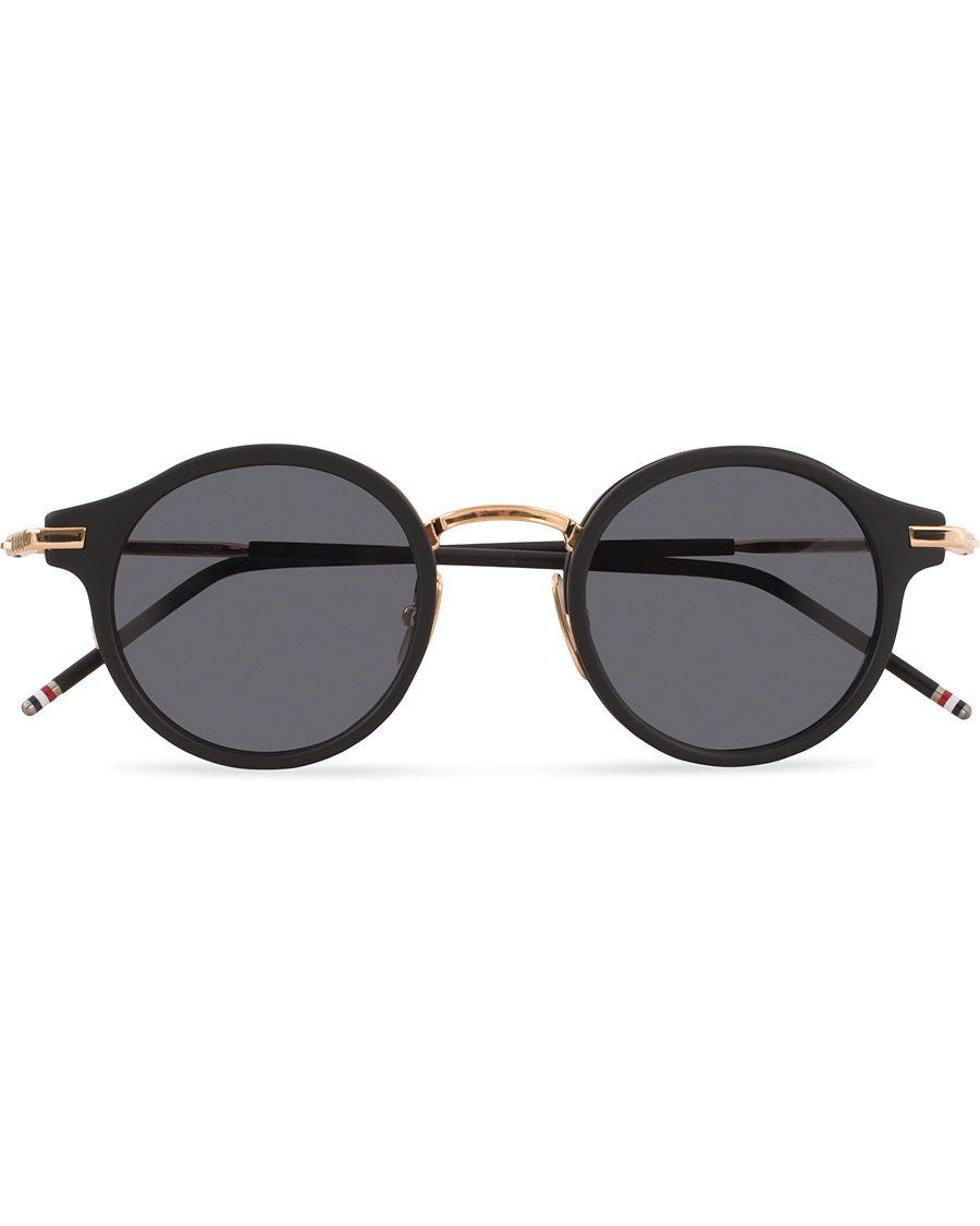 Herren | Thom Browne TB-807 Sunglasses Matte Black/Dark Grey | Thom Browne | TB-807 Sunglasses Matte Black/Dark Grey