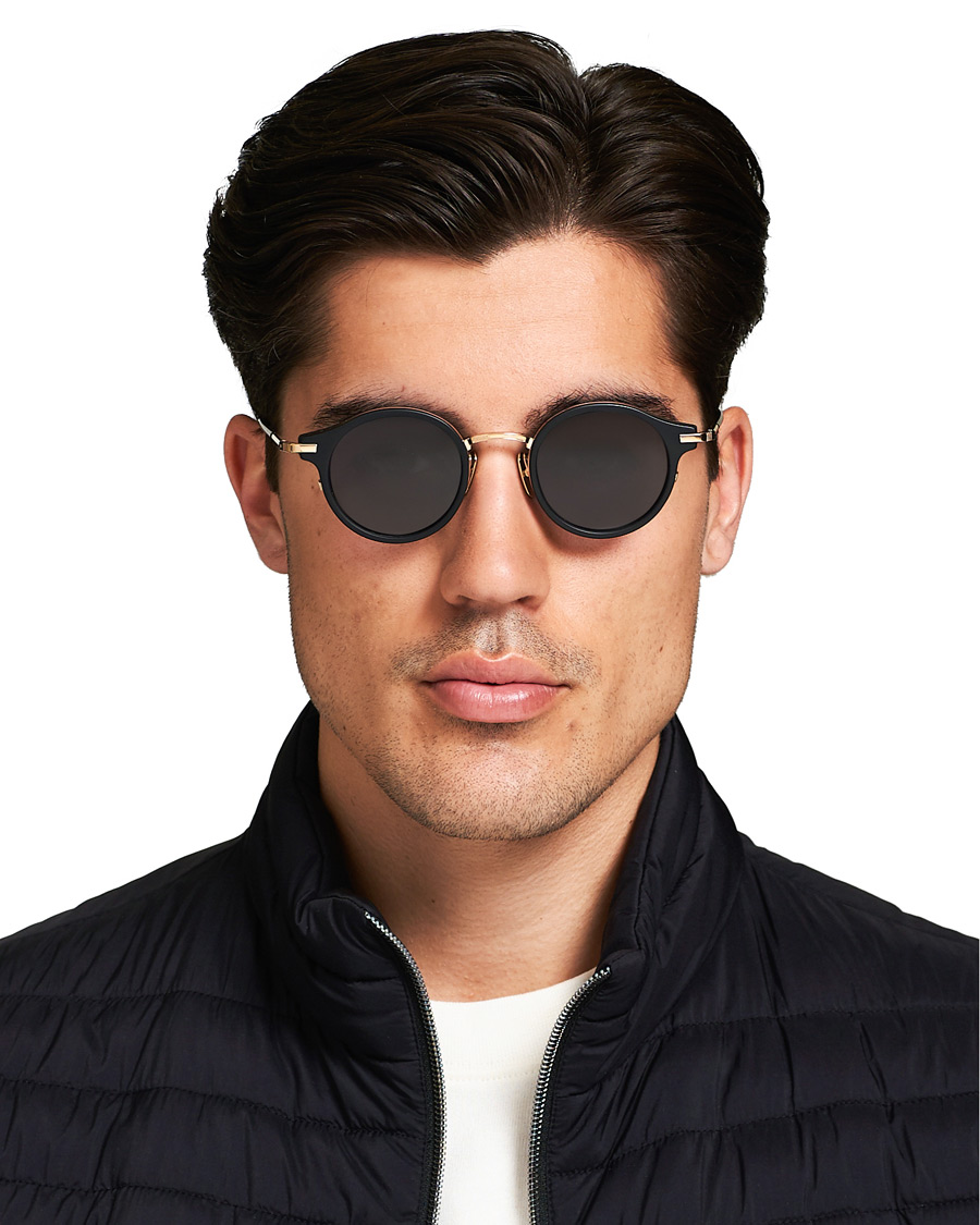 Herren | Thom Browne TB-807 Sunglasses Matte Black/Dark Grey | Thom Browne | TB-807 Sunglasses Matte Black/Dark Grey