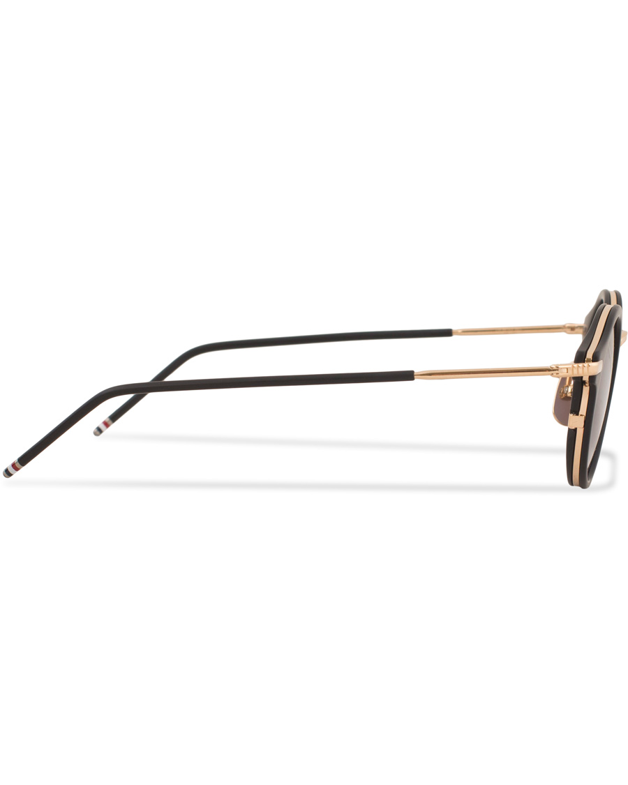 Herren | Thom Browne TB-807 Sunglasses Matte Black/Dark Grey | Thom Browne | TB-807 Sunglasses Matte Black/Dark Grey