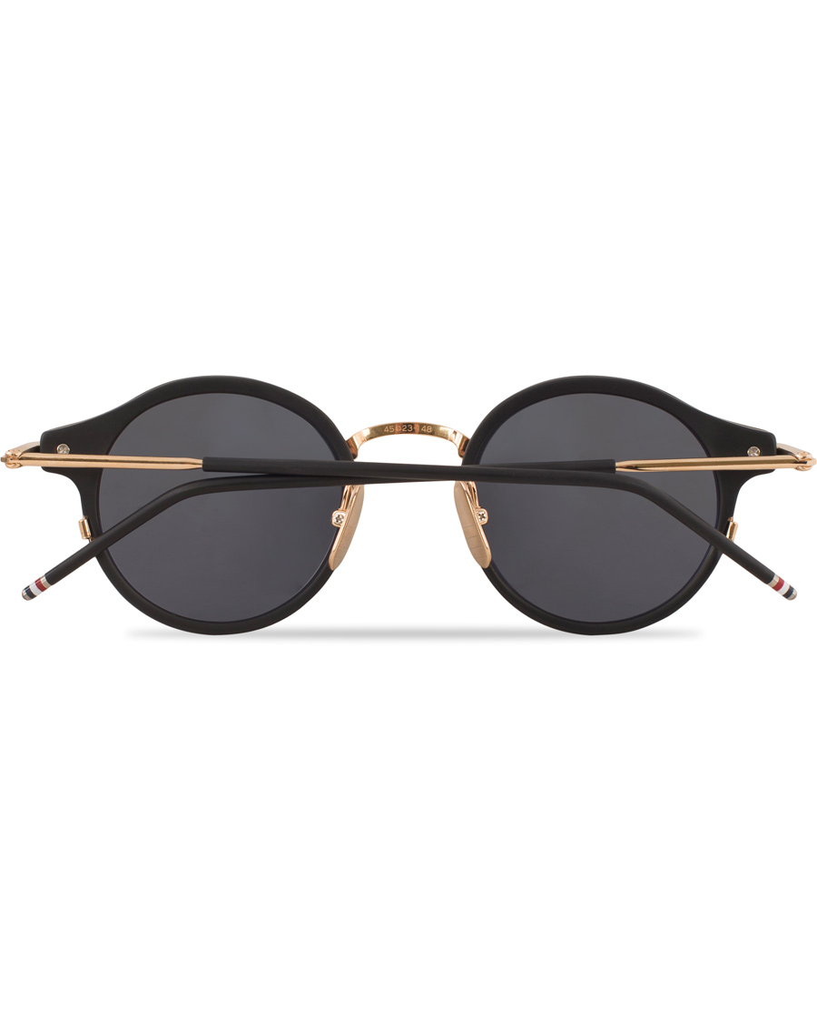 Herren | Thom Browne TB-807 Sunglasses Matte Black/Dark Grey | Thom Browne | TB-807 Sunglasses Matte Black/Dark Grey