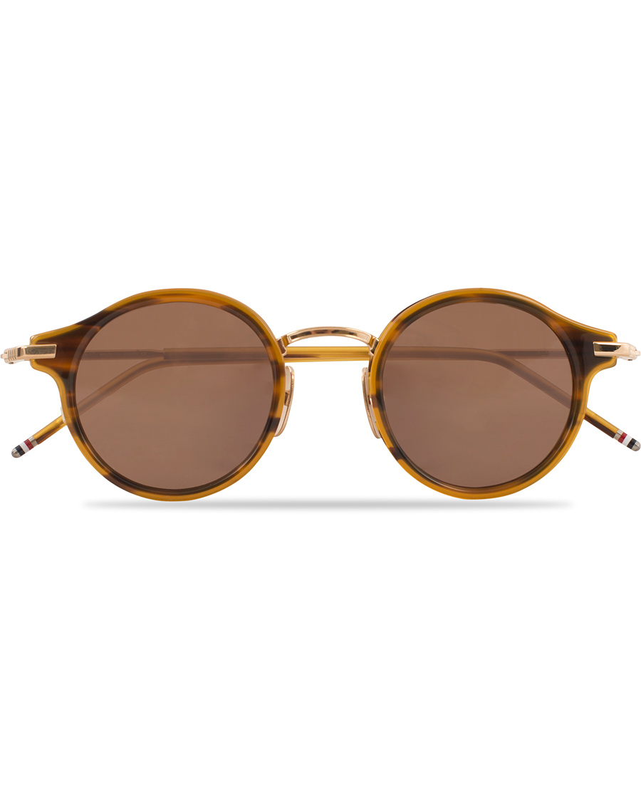 Herren | Thom Browne TB-807 Sunglasses Walnut/Dark Brown | Thom Browne | TB-807 Sunglasses Walnut/Dark Brown