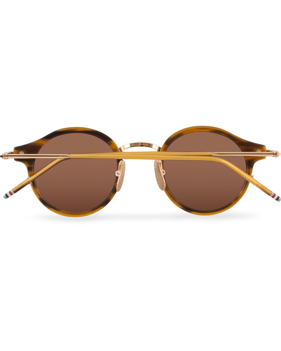 Herren | Thom Browne TB-807 Sunglasses Walnut/Dark Brown | Thom Browne | TB-807 Sunglasses Walnut/Dark Brown
