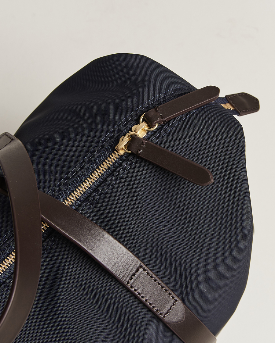 Herren | Taschen | Mismo | M/S Utility Nylon Duffle Bag Navy/Dark Brown