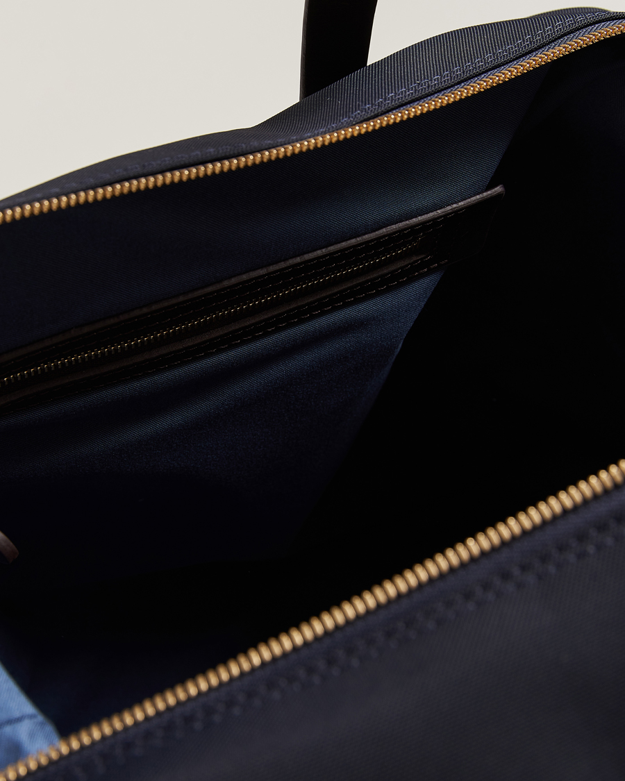 Herren | Taschen | Mismo | M/S Utility Nylon Duffle Bag Navy/Dark Brown