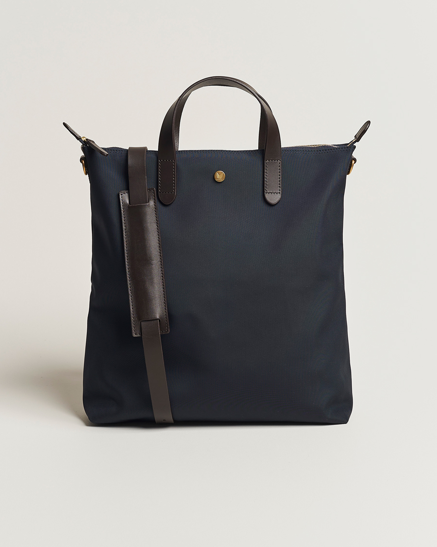 Herren |  | Mismo | M/S Nylon Shopper Bag  Navy/Dark Brown