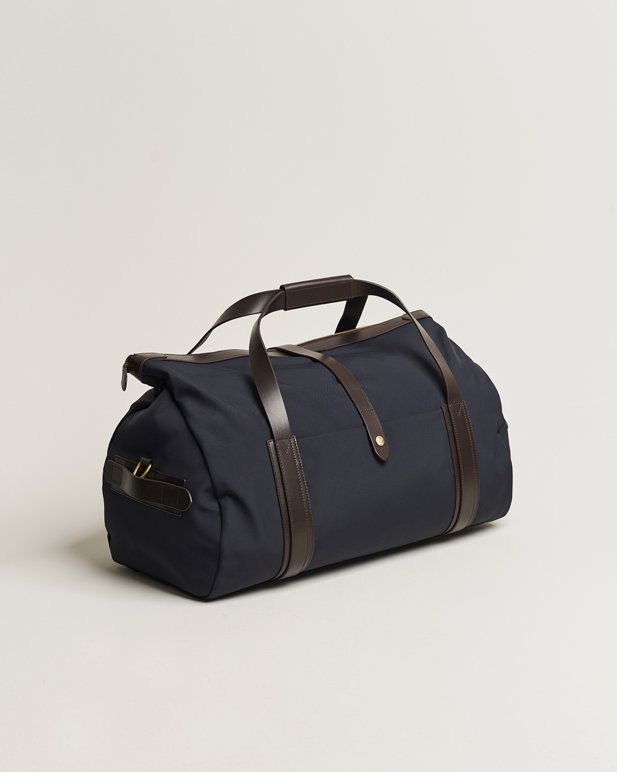 Herren | Weekender | Mismo | M/S Explorer Weekendbag Navy/Dark Brown