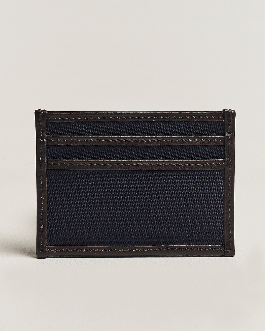 Herren | Geldbörsen | Mismo | M/S Cardholder Navy/Dark Brown