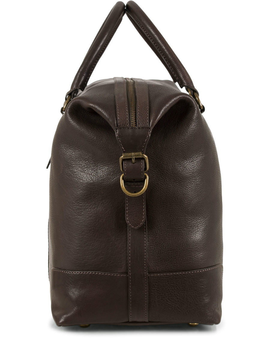 Herren | Morris Leather Weekendbag Dark Brown | Morris | Leather Weekendbag Dark Brown
