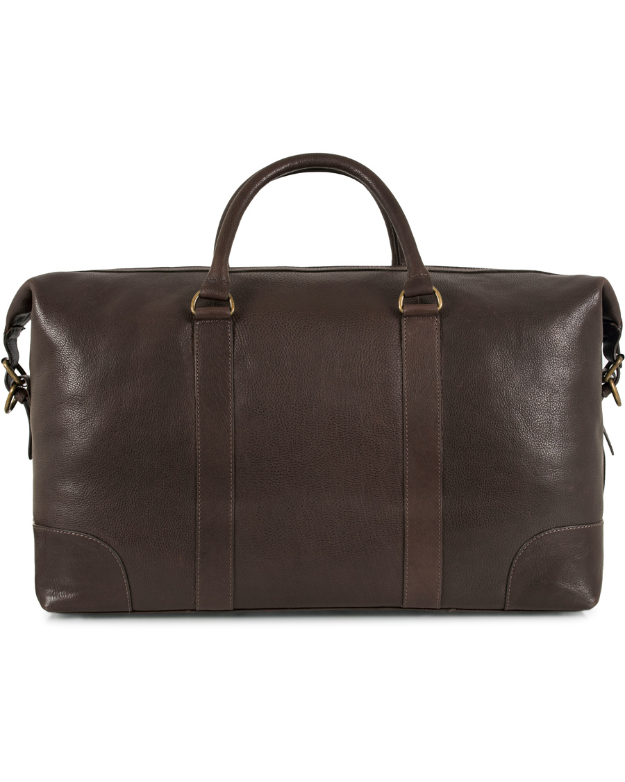 Herren | Morris Leather Weekendbag Dark Brown | Morris | Leather Weekendbag Dark Brown