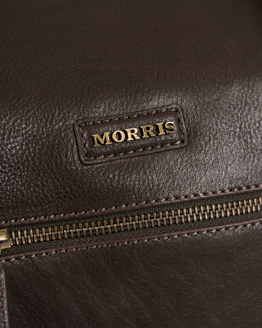 Herren | Morris Leather Weekendbag Dark Brown | Morris | Leather Weekendbag Dark Brown