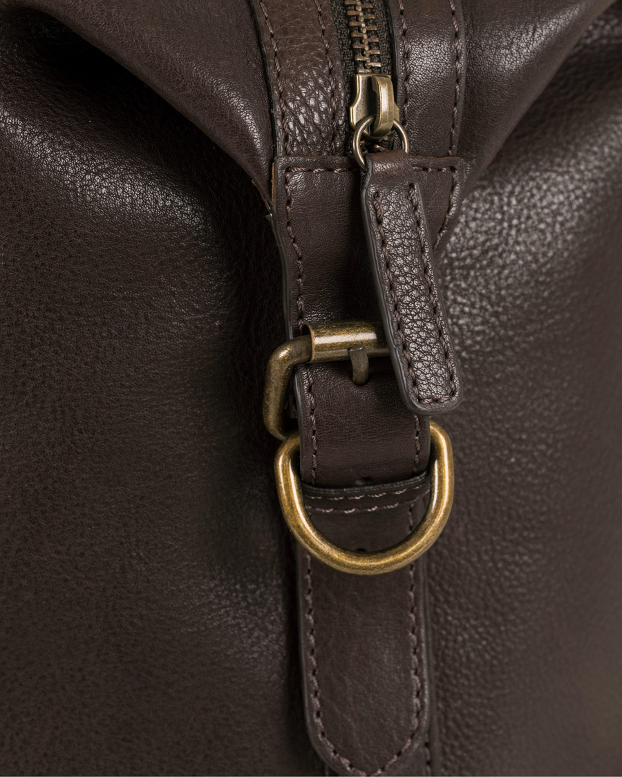 Herren | Morris Leather Weekendbag Dark Brown | Morris | Leather Weekendbag Dark Brown