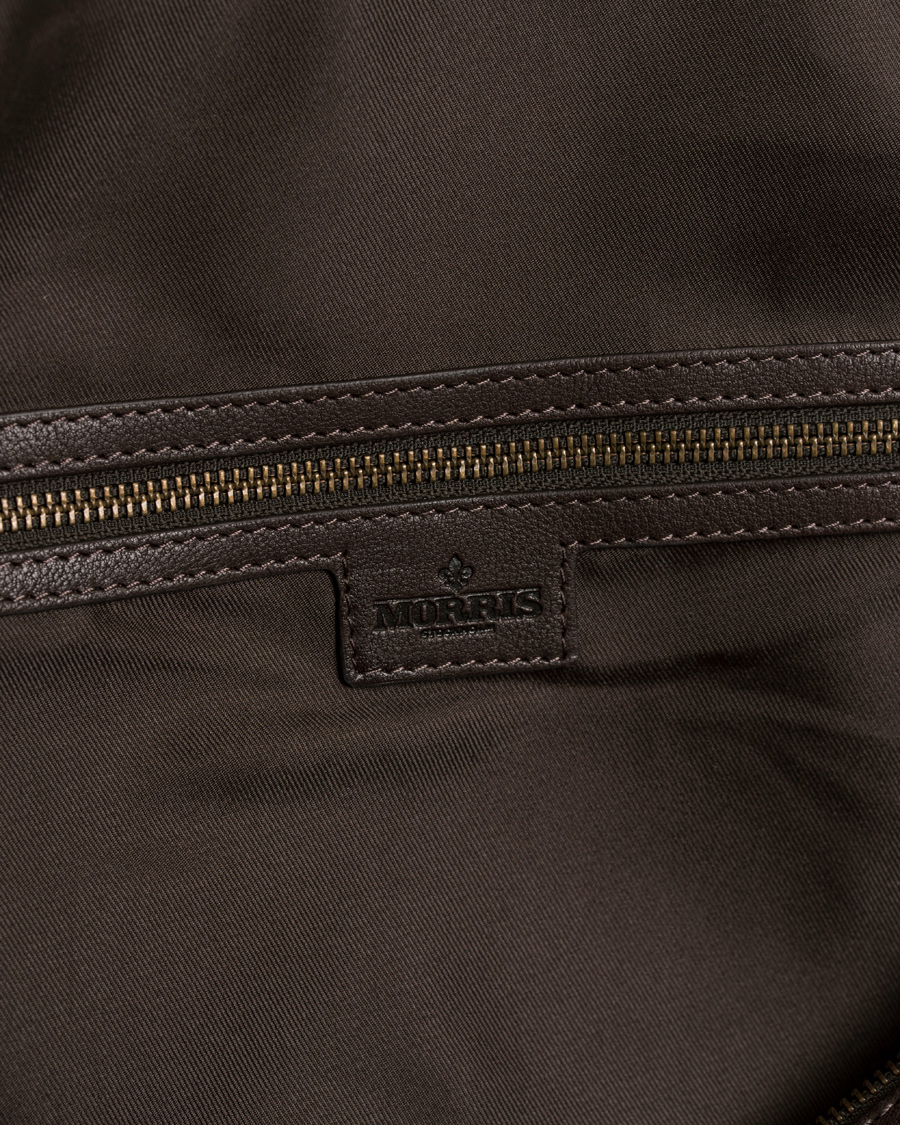 Herren | Morris Leather Weekendbag Dark Brown | Morris | Leather Weekendbag Dark Brown