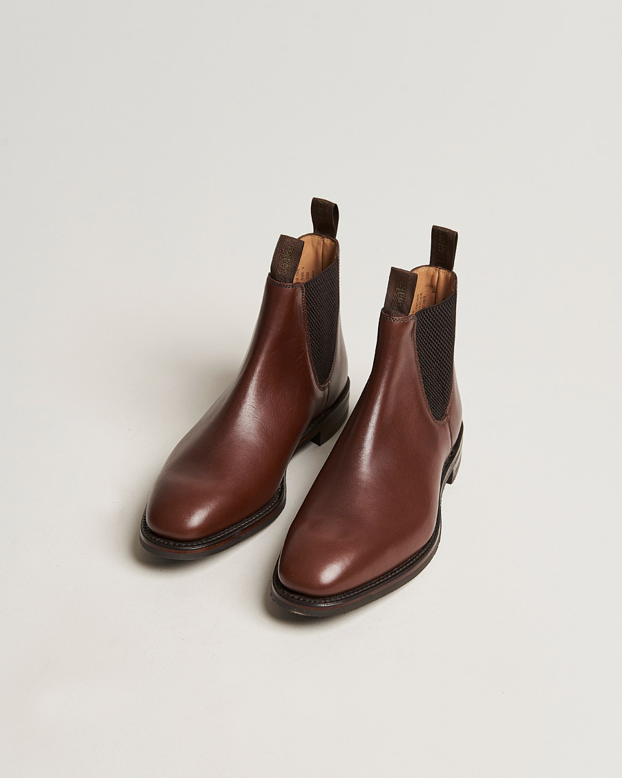 Herren | Winterschuhe | Loake 1880 | Chatsworth Chelsea Boot Brown Waxy Leather