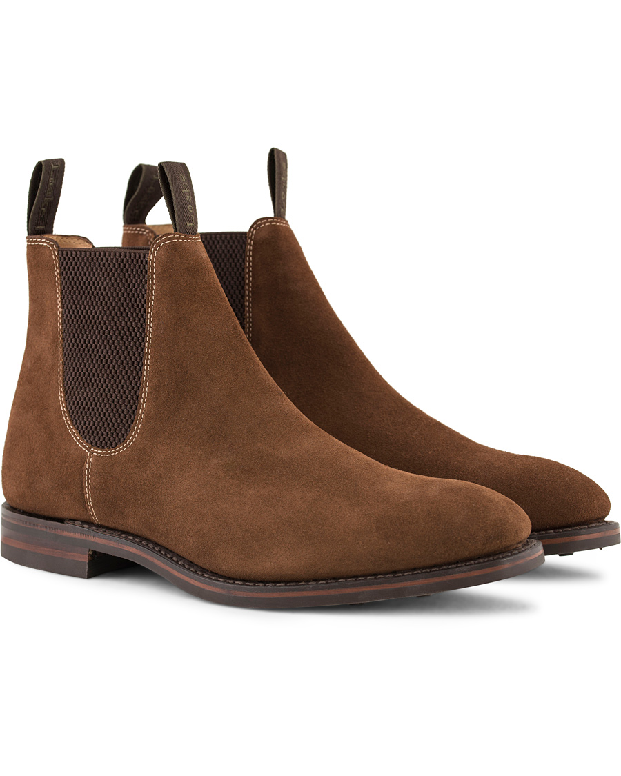 Herren | Loake 1880 Chatsworth Chelsea Boot Brown Suede | Loake 1880 | Chatsworth Chelsea Boot Brown Suede