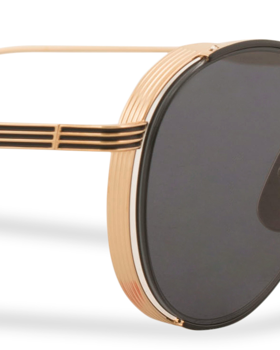 Herren | Thom Browne TB-106 Sunglasses Dark Grey/12 Carat Gold | Thom Browne | TB-106 Sunglasses Dark Grey/12 Carat Gold