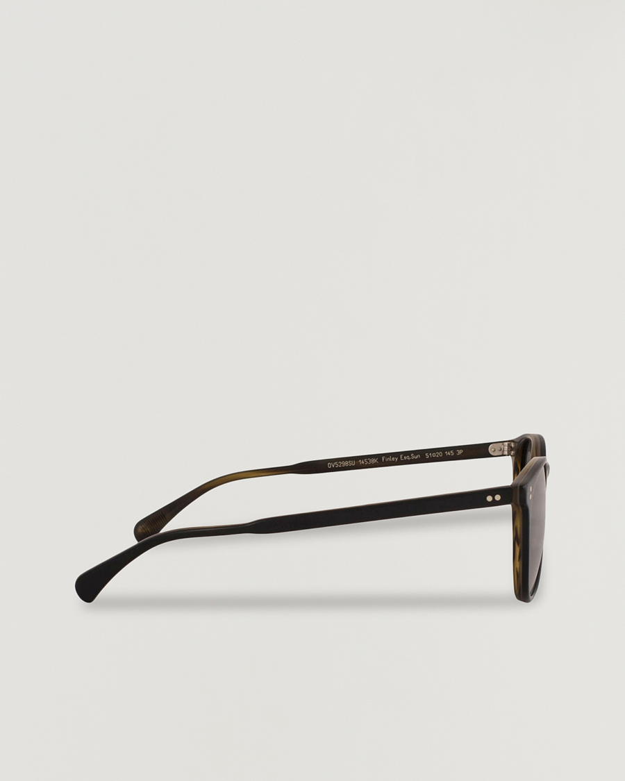 Herren | Oliver Peoples Finley ESQ Sunglasses Matte Black/Moss Tortoise | Oliver Peoples | Finley ESQ Sunglasses Matte Black/Moss Tortoise