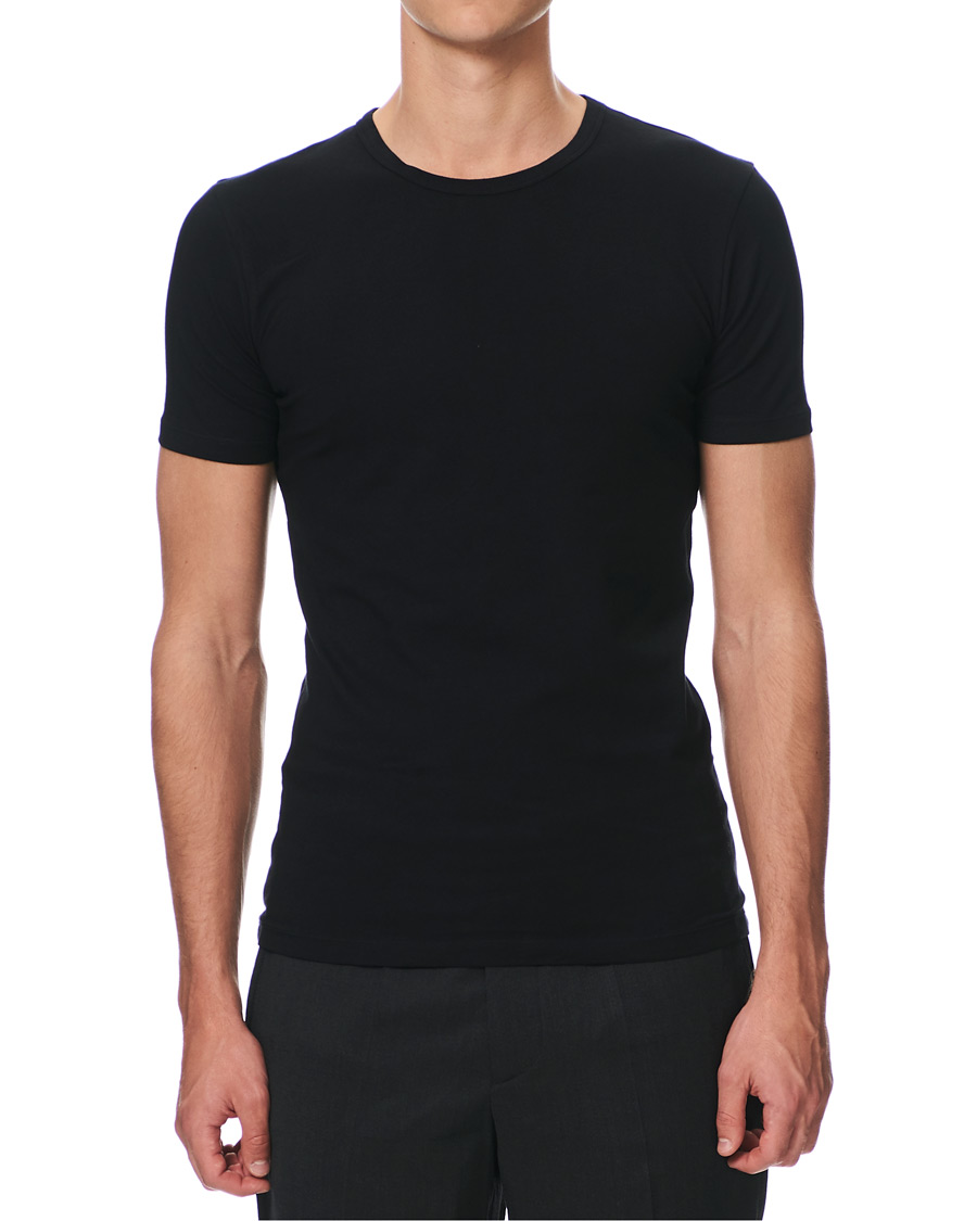 Herren | T-Shirts | BOSS BLACK | BOSS 2-Pack Crew Neck Slim Fit Tee Black