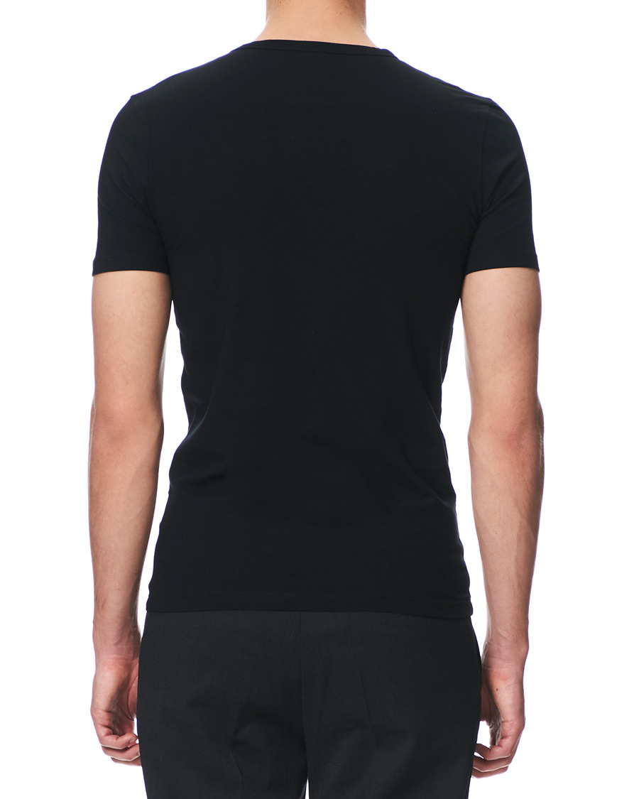 Herren | T-Shirts | BOSS BLACK | BOSS 2-Pack Crew Neck Slim Fit Tee Black
