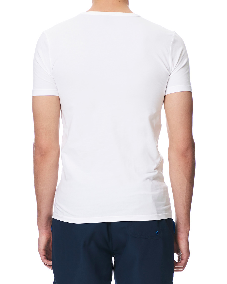 Herren | T-Shirts | BOSS BLACK | BOSS 2-Pack V-Neck Slim Fit Tee White