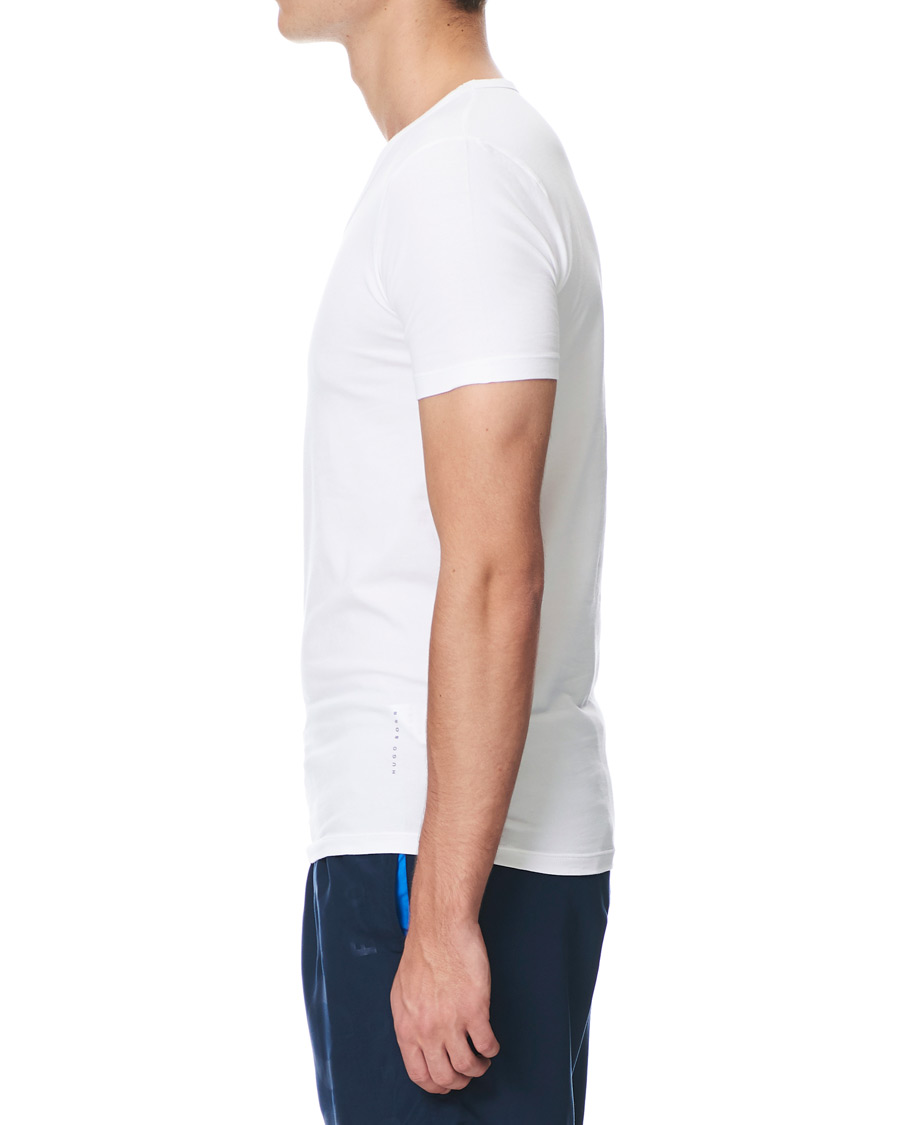 Herren | T-Shirts | BOSS BLACK | BOSS 2-Pack V-Neck Slim Fit Tee White